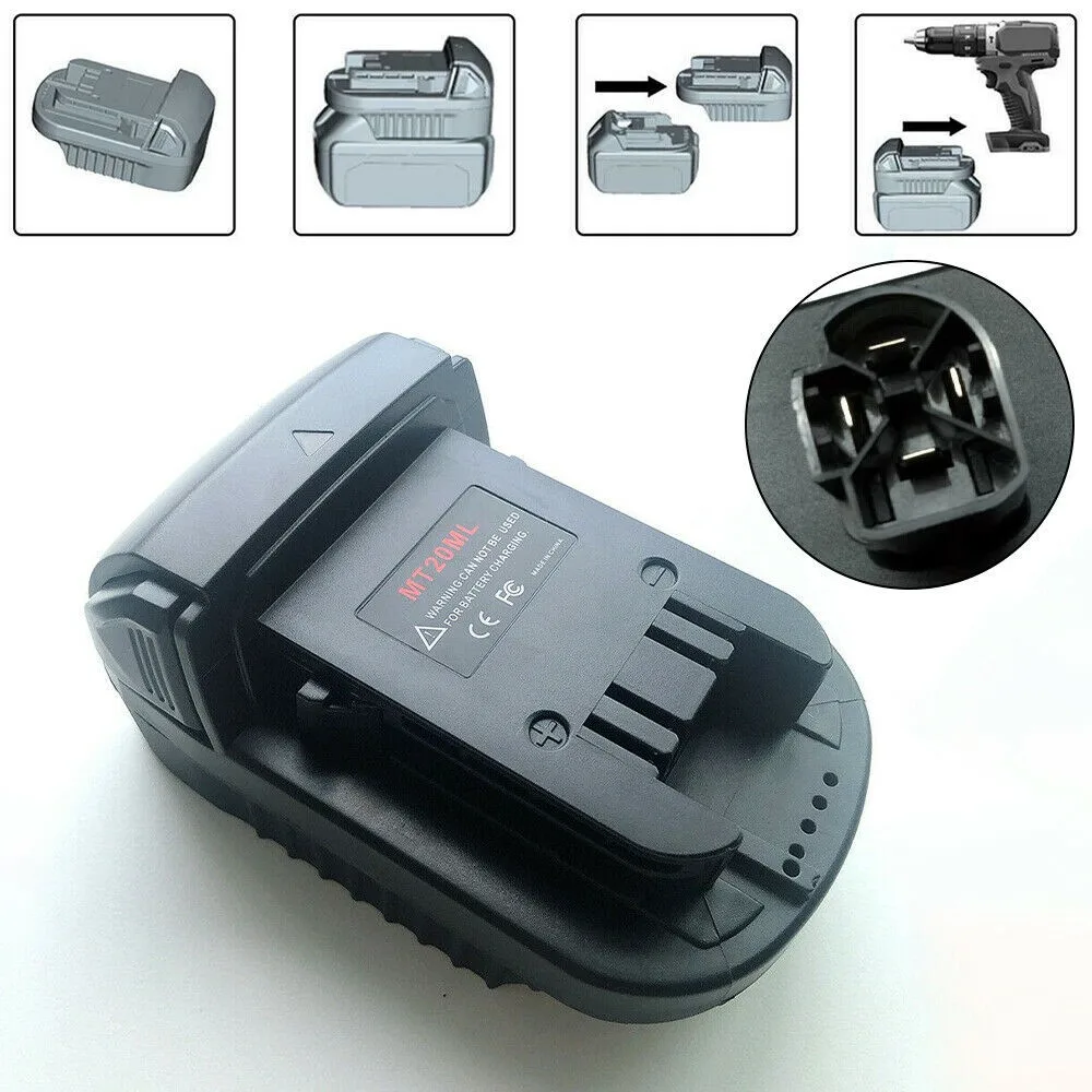

Адаптер для аккумулятора MT20ML для Mak Ita 18V Li-Ion Battery To Milwaukee 18V