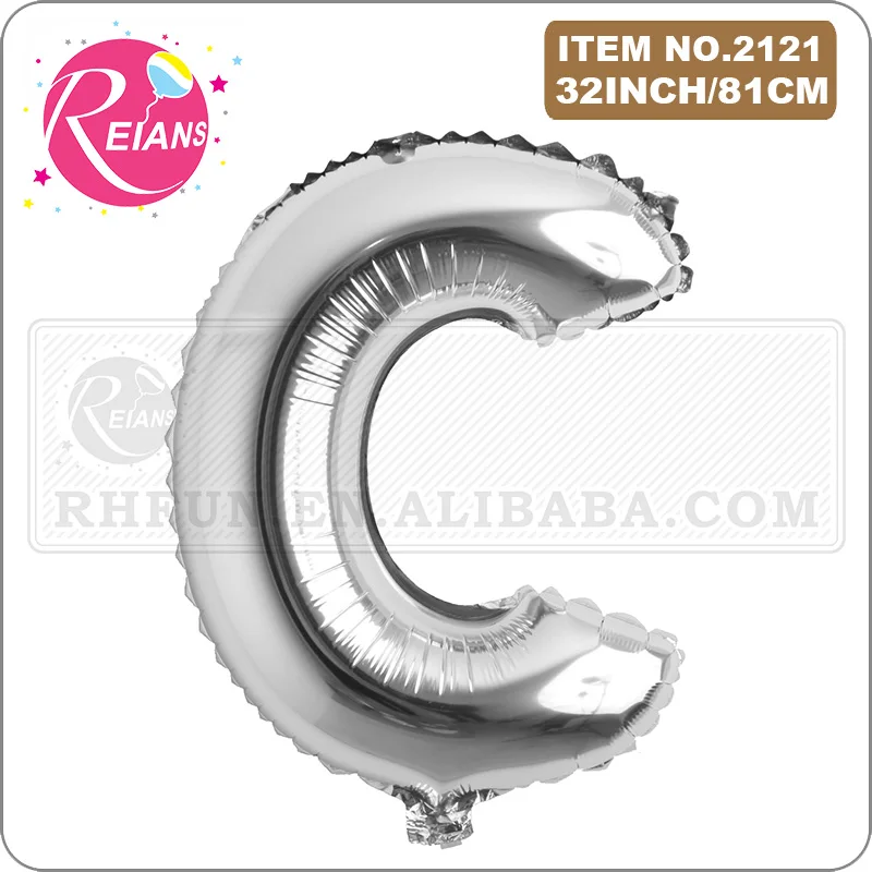 32-дюймовый алфавит с цифрами и буквами детский день рождения фотофольгированный