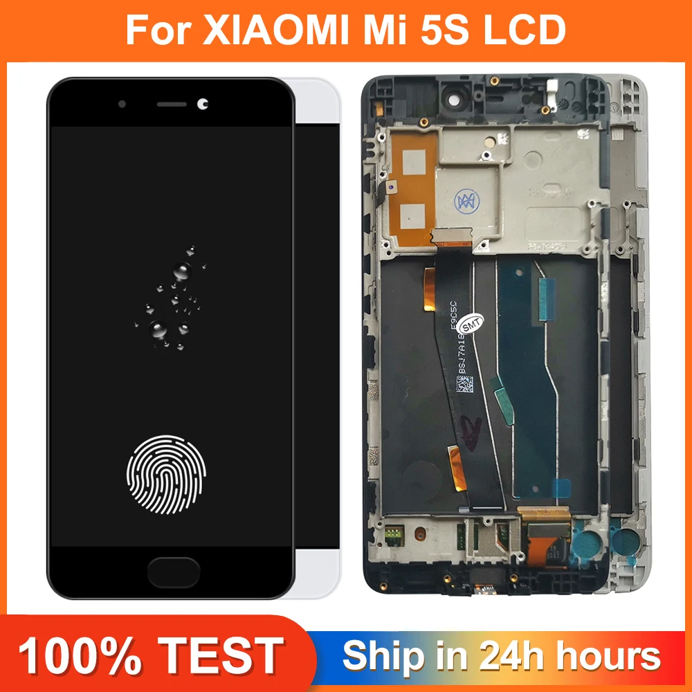 100% Оригинальный дисплей для Xiaomi Mi 5s Mi5s LCD сенсорный экран дигитайзер сборка