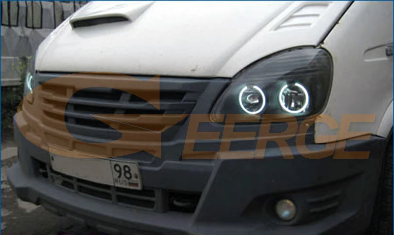 Для ГАЗ Газель 2705 2003 2004 2005 2006 2007 2008 2009 отличный ультра яркий CCFL ангельские глазки