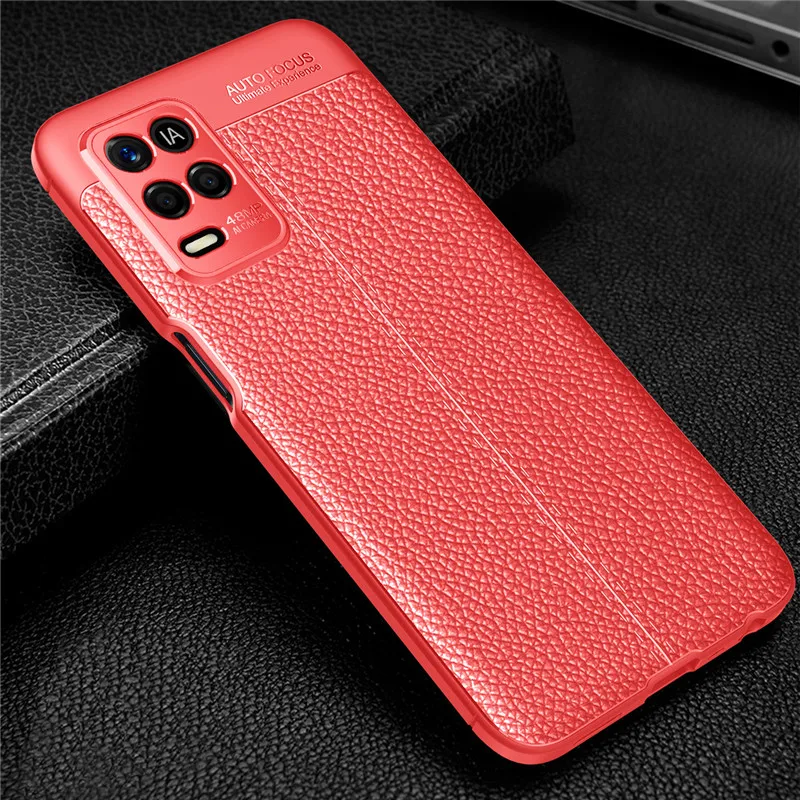 for realme narzo 30 5g case for realme narzo 30 5g cover shockproof pu leather silicone protective cover for realme narzo 30 5g free global shipping