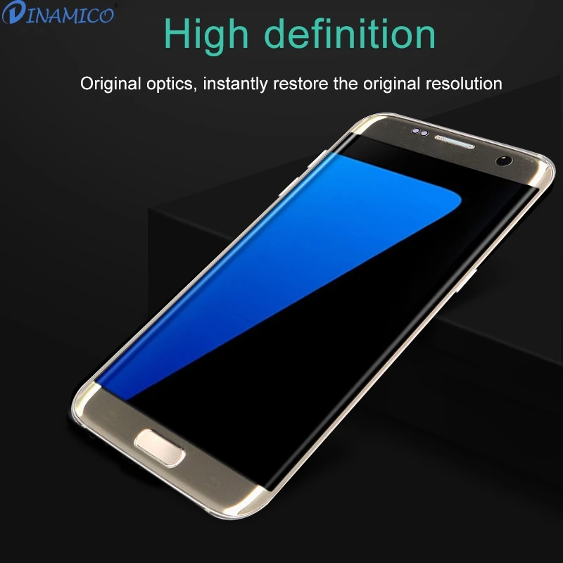 Dinamico OLED Акция S7 Edge дисплей для samsung Galaxy G935 Lcd G935F дисплей кодирующий преобразователь сенсорного экрана в сборе с рамкой
