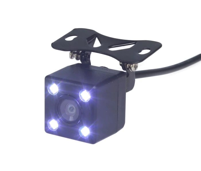 DIYKIT 7 дюймов TFT ЖК-дисплей Дисплей автомобильный зеркальный монитор+ светодиодный Ночное видение зеркало заднего вида автомобиля Камера Беспроводной передачи парковки Системы
