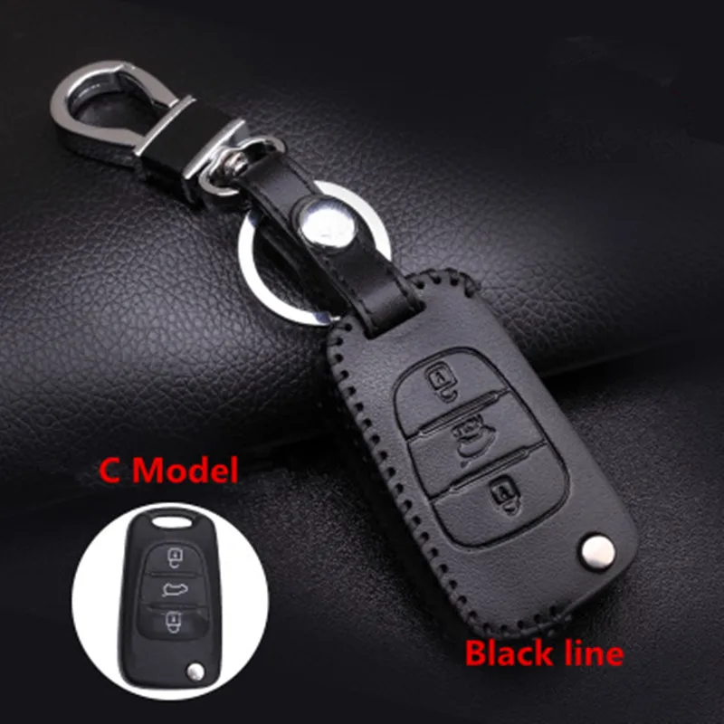 Чехол из натуральной кожи для автомобильных ключей чехол Kia KX3 KX5 K3S Rio Ceed Cerato Optima K5
