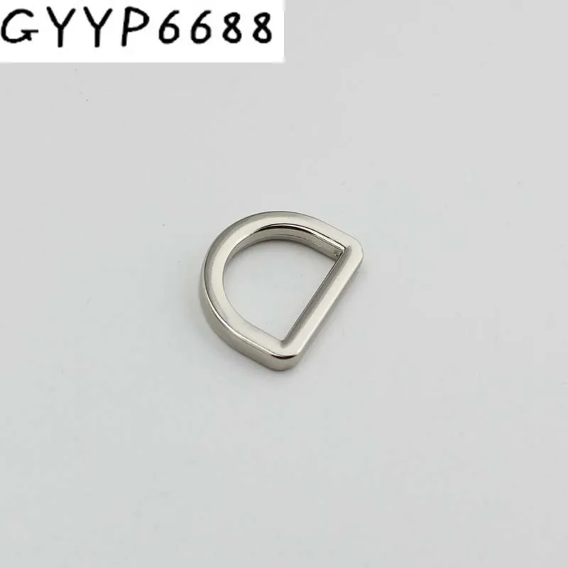 10 шт 20 мм Высокое качество металлическое квадратное d-кольцо тонкая тесьма