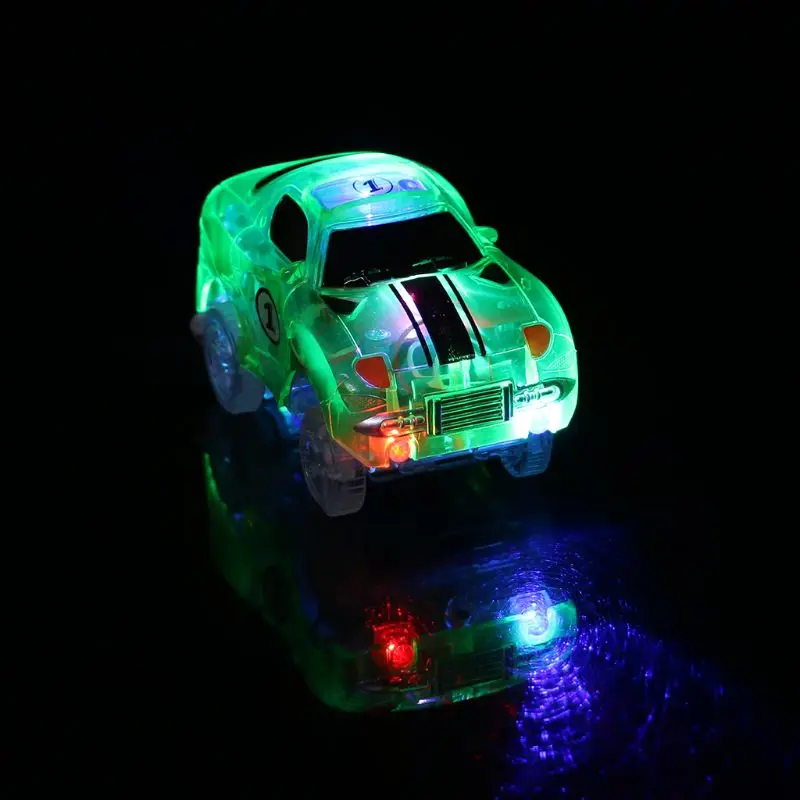 Электронный автомобильный трек-игрушки 5 светодиодный мигающий свет для