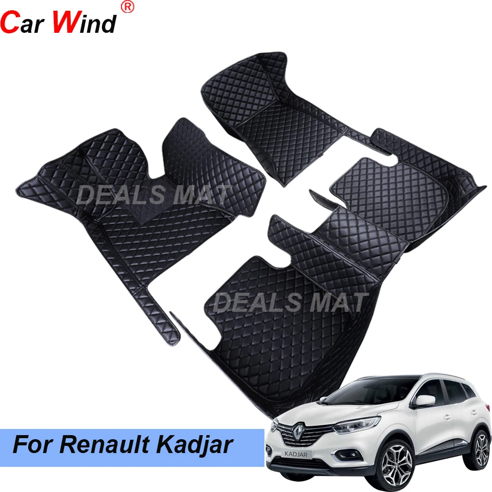 

100% подходит автомобильные коврики с карманами, напольный коврик, коврики для renault kadjar 2016 2017 2018 2019, аксессуары