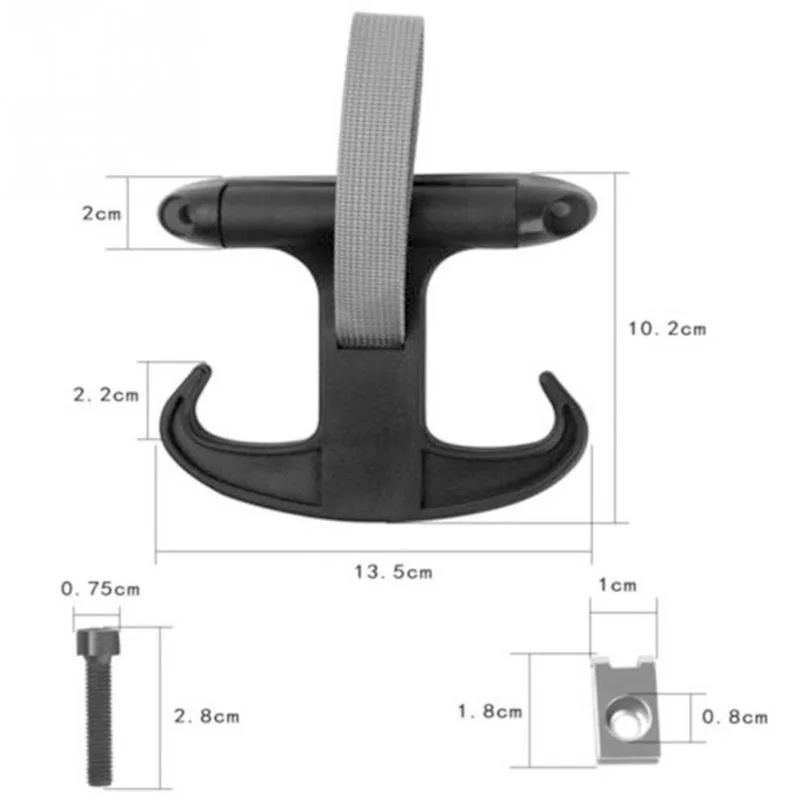 

Car Trunk Hook Portable High-strength Plastic Hidden Hook Cargo Rack Sundries Storage Multifunctional Horn Hook