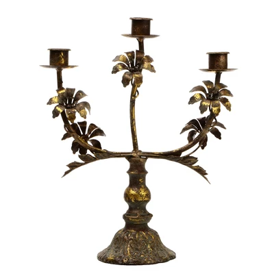 

American Rustic Candle Holder Dining Table Retro Black Ornaments Romantic Dinner Candlestick Decoracion Hogar Table Decor ED50ZT