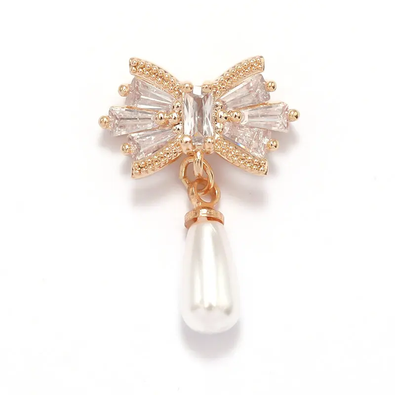 

5pcs 3d Zircon Alloy Crown Butterfly Nail Art Decorations Pearl Crystal Rhinestones Nails Accessories Jewelry Charms Supplies