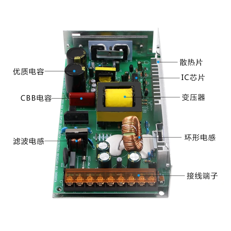 S 200W 5V40A промышленный 24V8.3A DC 12V 18V Светодиодный импульсный источник питания