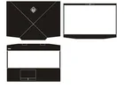 Углеродная Виниловая наклейка для ноутбука HP OMEN 15-dh0144tx DH0145 DH0146TX DH0147TX DH0008 DH002NL DH0001NG DH0010NG DH0000