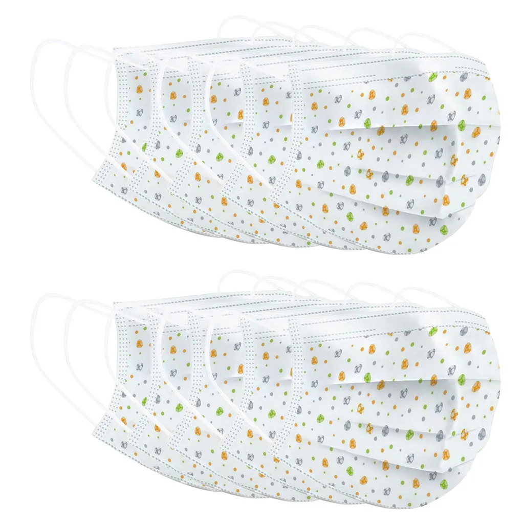 50 шт. детская маска одноразовая для лица защитная промышленная Ушная петля