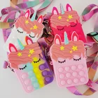 Пакеты-мессенджеры от стресса с пузырьками для девочек