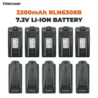 10x 2200mah 7 2v replacement for motorola a10 a12 cp110 ep150 two way radio rln6308b pmnn6035 rln6351a