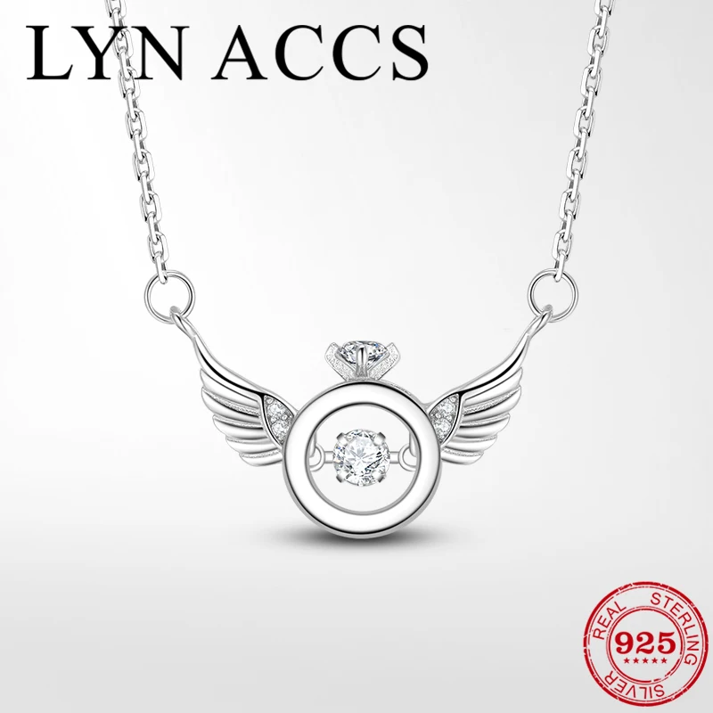 Женские свадебные/вечерние ожерелья с подвеской в виде короны из стерлингового