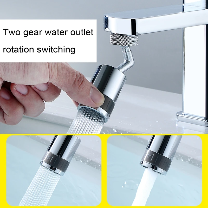 

Универсальный герметичный фотосмеситель с 4-слойным поворотным на 720 ° кухонным смесителем