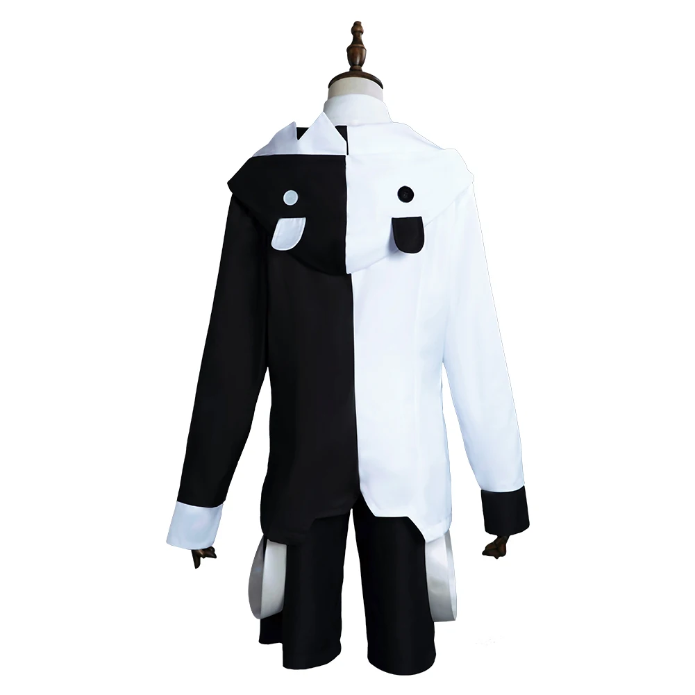 Аниме Danganronpa Косплей Монокума костюм Для мужчин наряд Униформа на Хэллоуин