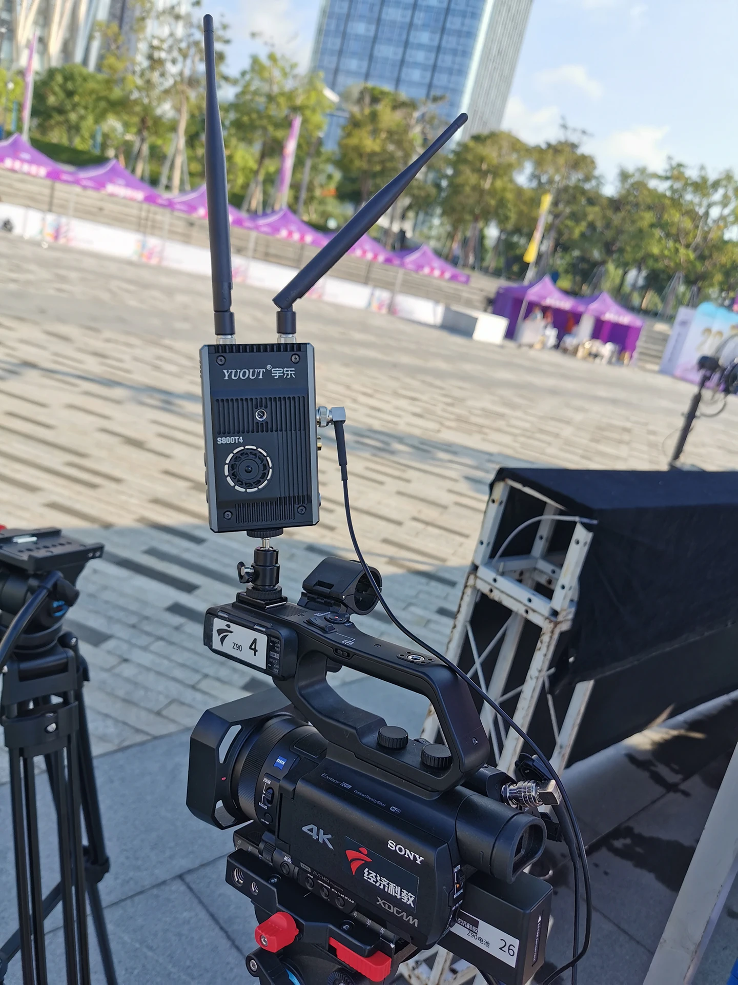YUOUT S800T4 4TX & 1RX 800M HDMI SDI 1080P фотопередатчик для камеры изображение Беспроводная HD