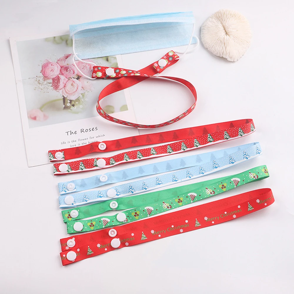 

Christmas Face Mask Lanyard Handy Convenient Holder Rope Anti-lost Anti-drop Mask Hanging Neck Rop Halter Ropes