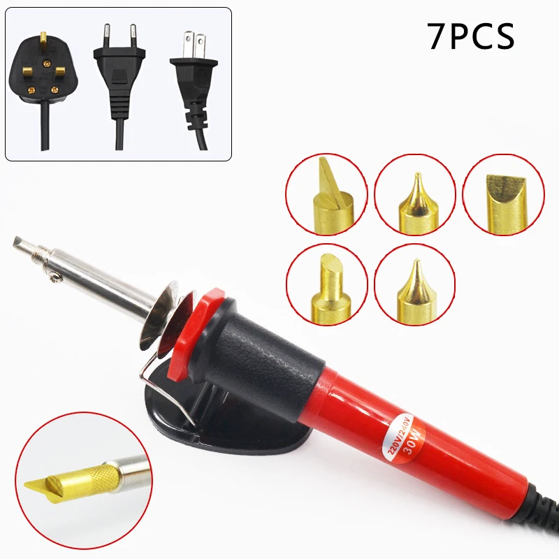 7/26 шт. Электрический паяльник тыква деревянная доска инструмент для рисования