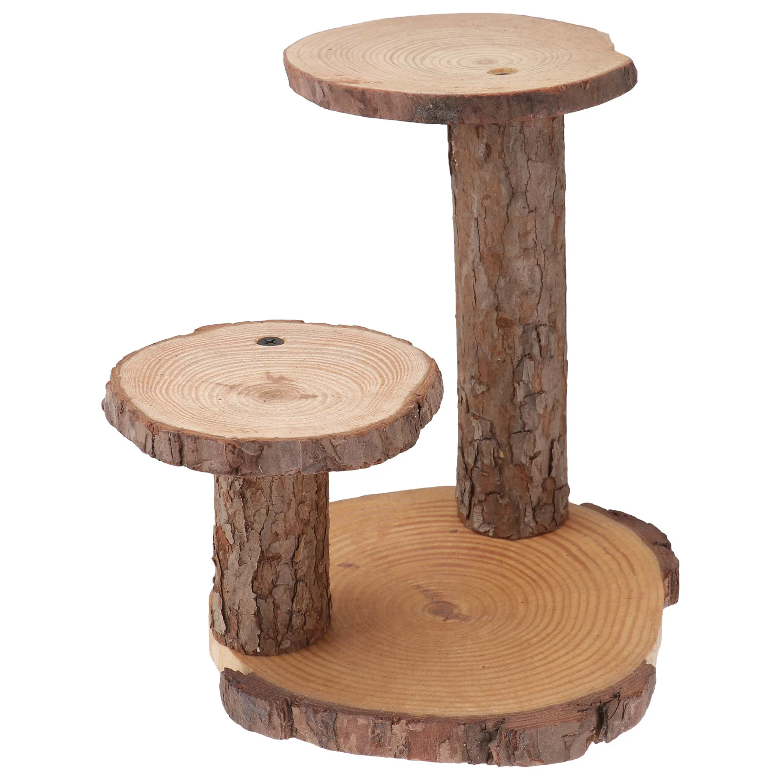 

1pc Decorative Flowerpot Holder Wooden Plant Pot Base Simple Style Flower Rack