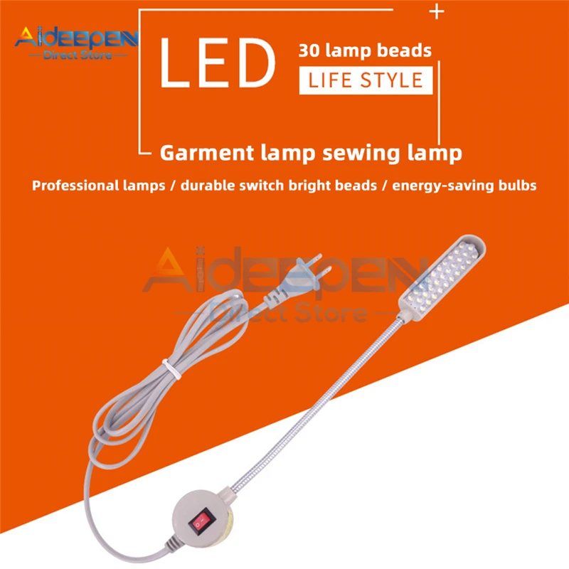 

Industrial Lighting Sewing Machine LED Lights Multifunctional Flexible Work Lamp Magnetic Sewing Light For Drill Press Lathe