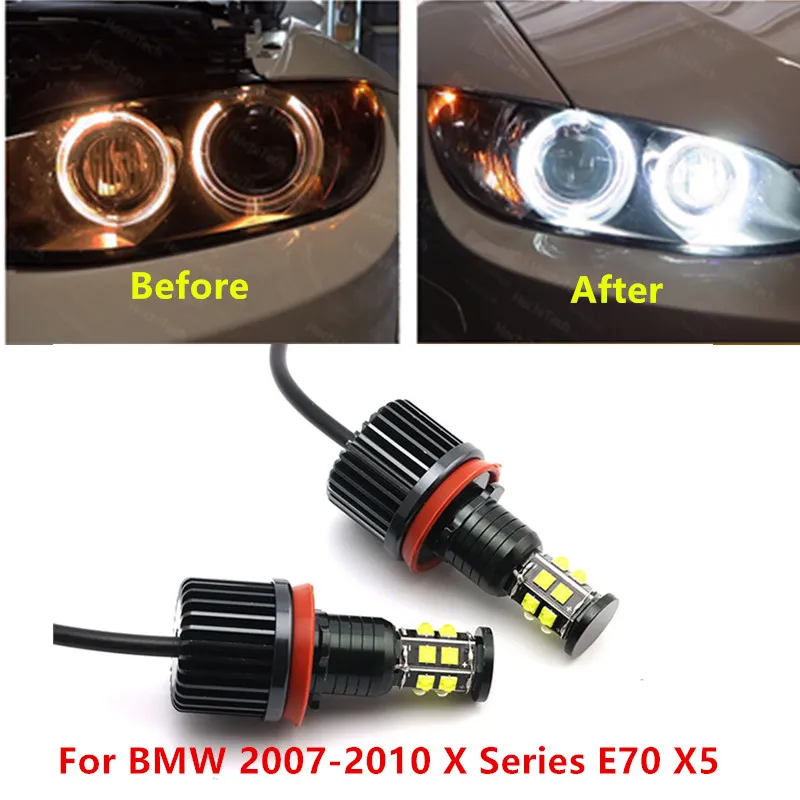 Светодиодная лампочка h8 / h11 для BMW 2007-2010 X Series E70 X5 240W белая ультра яркая без ошибок