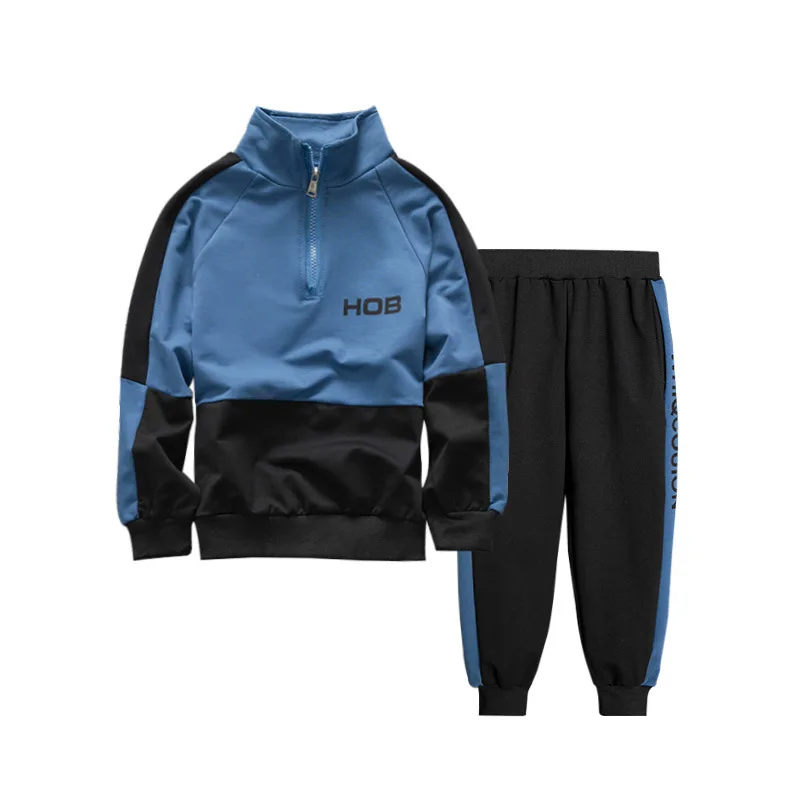 

Soft Spring Summer Boys Clothing SuitsSweatshirts+ Pants 2pcs/Set Kids Jacket Teenager Sport LeisureTracksuit High Quality