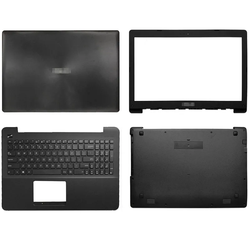 

New LCD Back Cover/Front Bezel/Palmrest/Bottom Case For ASUS X553 X553M X553MA K553M K553MA F553M F553MA A B C D Cover No Touch