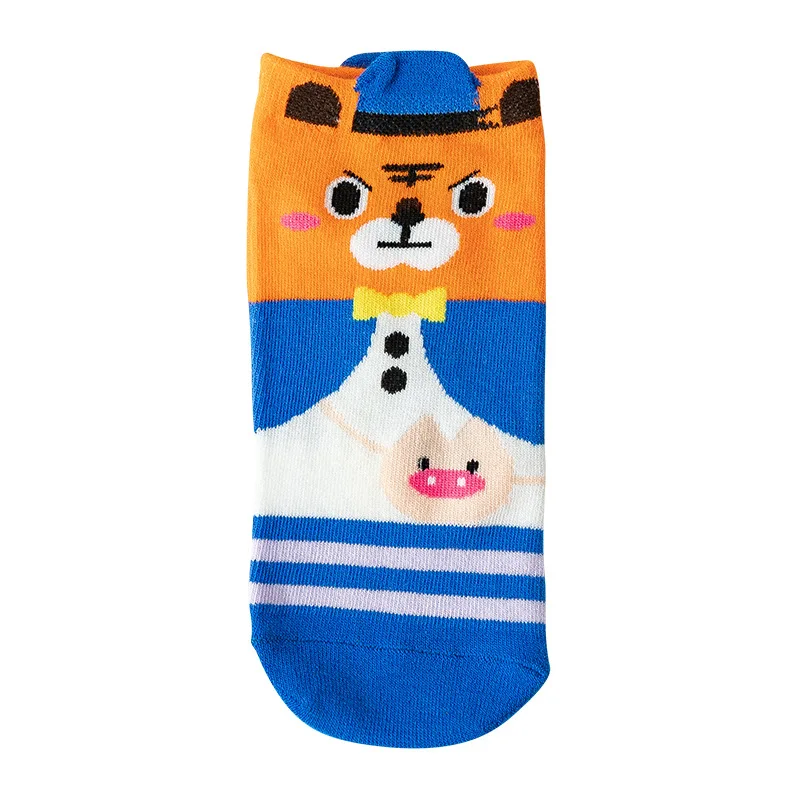 

Novelty Women Ankle Socks Funny Cute Animal Cartoon Print Short Socks Bear Duck Tiger Kawaii Ladies Girls Fashion Cotton Socks