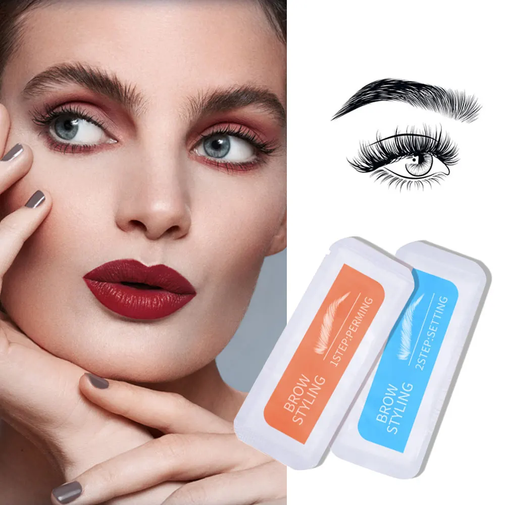 Профессиональный набор для ламинирования бровей водостойкий долговечный с