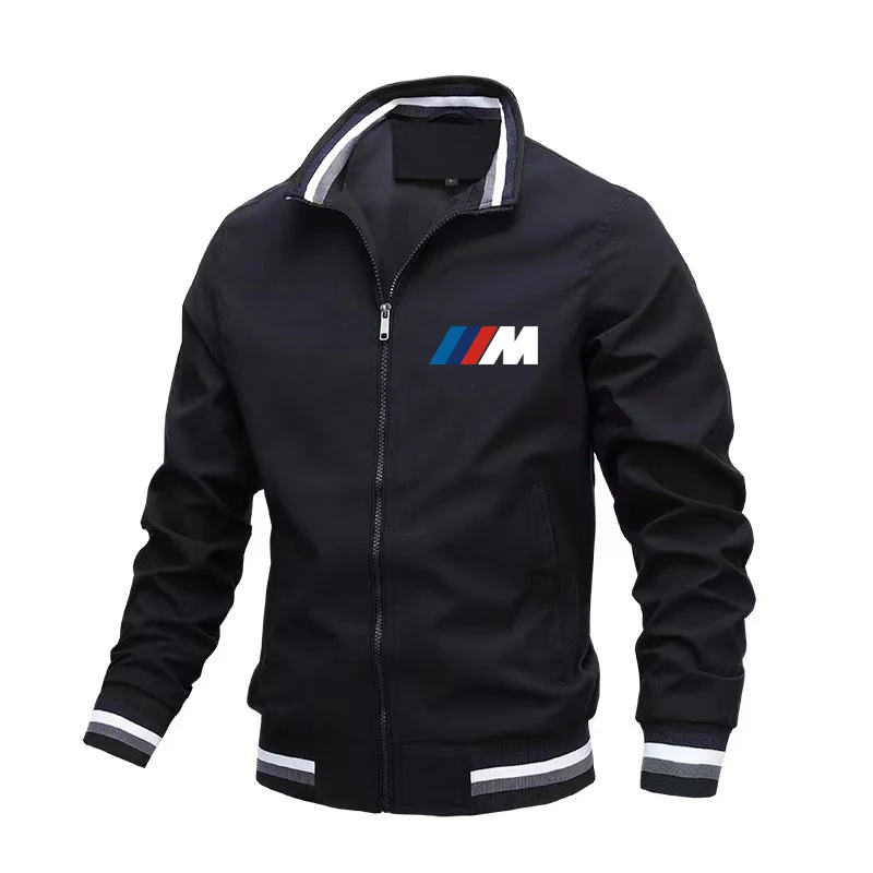

2021 High Quality New Casual Jacket Men's Spring and Autumn Sports Jacket Pure Color Fashion Zipper Men's Jacket