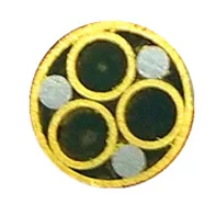 NO.8 6 мм мозаика булавка заклепки для винт для ручки ножа латунь мозаичные заклепки гвоздь стальная трубка больше дизайн изысканный стиль длина 9 см - Цвет: NO.8