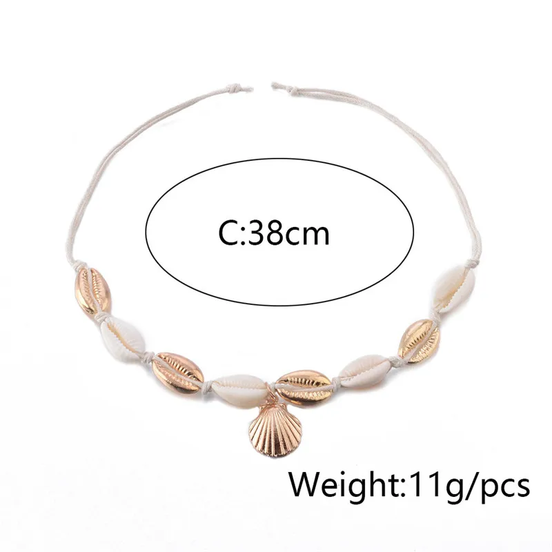 Браслеты из натуральной ракушки на лодыжку браслеты ногу ракушек для женщин