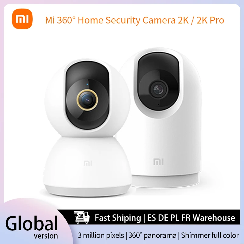 Глобальная версия Xiaomi Mi 360 ° домашняя охранная камера 2K Pro WiFi ip наблюдения с