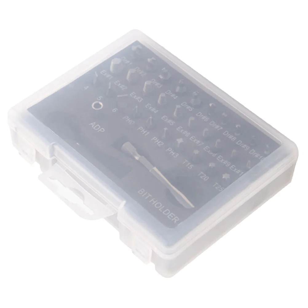 

33Pcs Damaged Stripped Screw Extractor Set Extractor Screw Remover Kit (Silver)