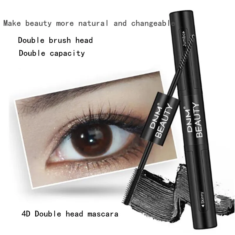 10 г 4D двухсторонняя цветная тушь для ресниц привитая водостойкая с теплой водой| |