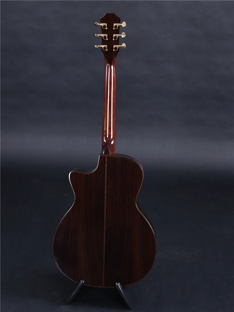 Акустическая гитара из массива дерева отверстие для рук эбенового 914| |
