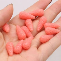 10pcs natural coral beads carved isolation beads for jewelry making diy necklace bracelet earrings accessory