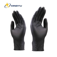 nitrile gloves powder free black white purple cleaning gloves disposable nitrile gloves 100 cps for tattoo household food grade