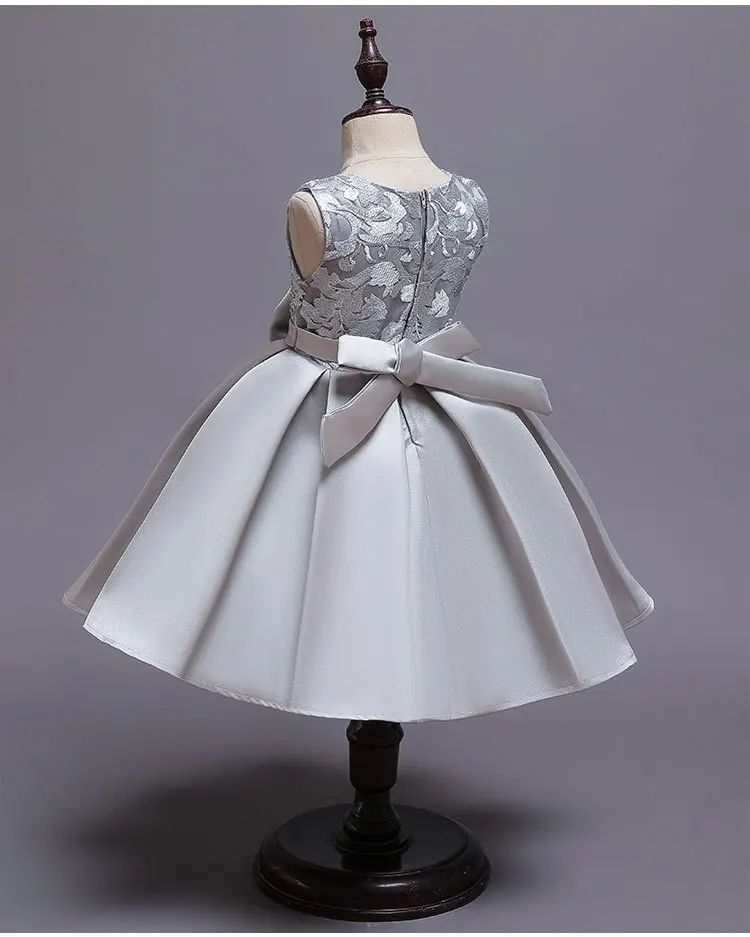 Lace Summer Kids Dresses For Girls Elegant Princess Dress Children Evening Party Flower Girl Wedding Gown vestido infantil | Детская