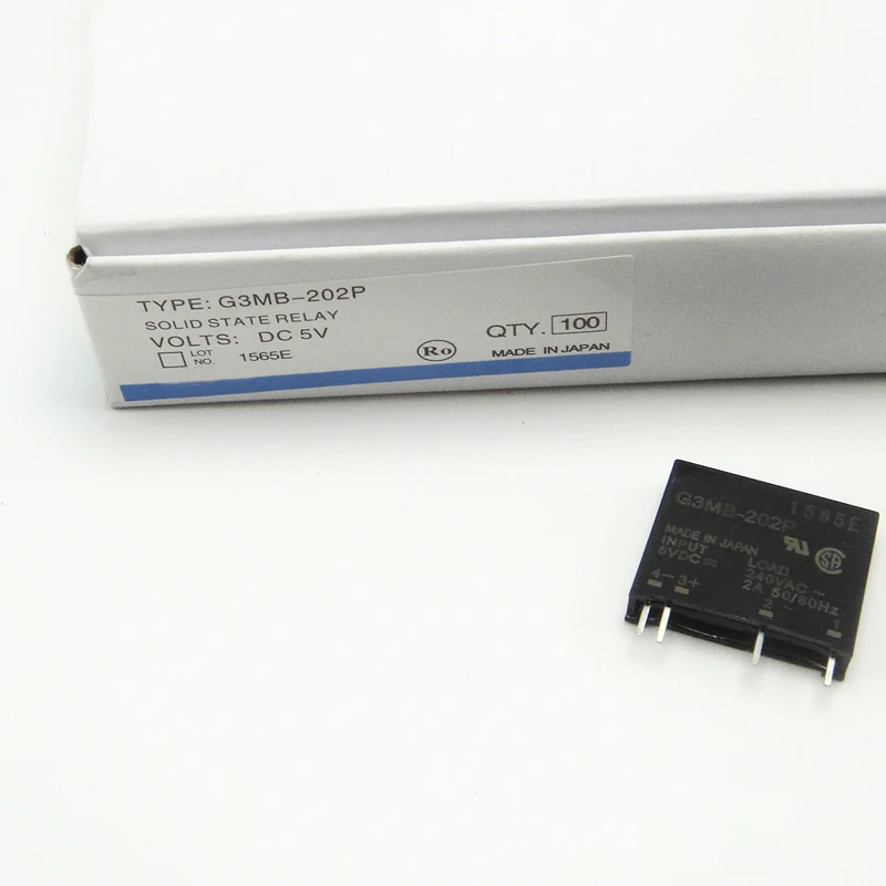 G3MB-202P PCB SSR реле напряжения Модуль 5VDC вход 240V 2A Выход DC управление AC микро твердотельное реле 12V 24V