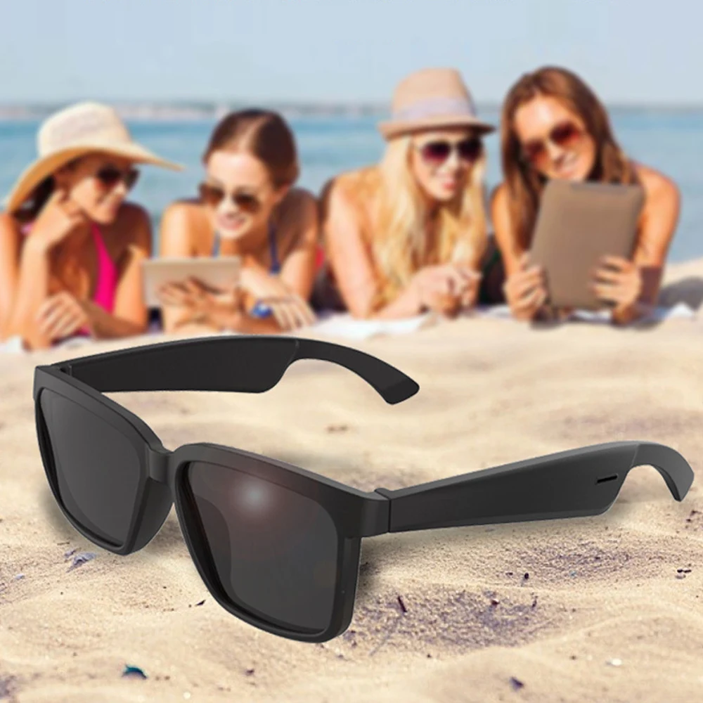 

A2 Frames Glasses Earphone Smart Wireless Bluetooth 5.0 Headset with Speaker Hands Free Directional Audio Cycling Headphones