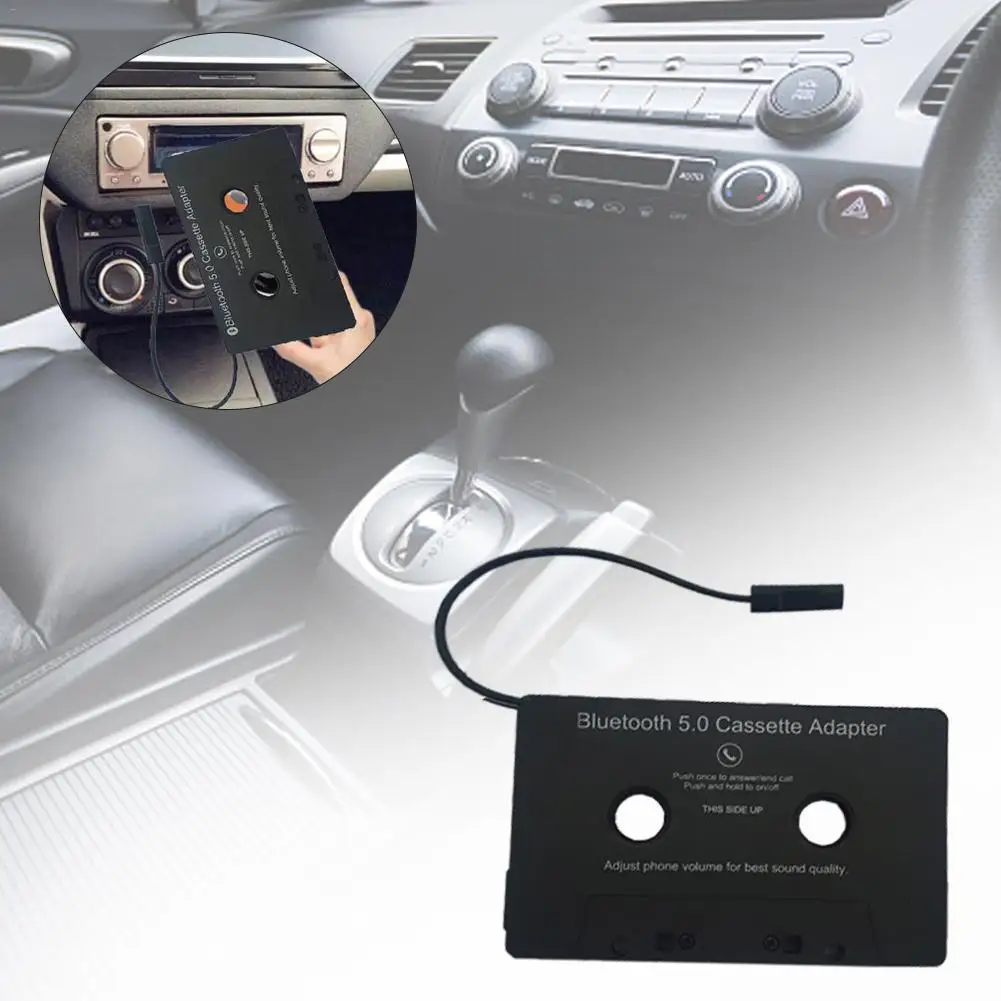 Автомобильный адаптер Aux Bluetooth 5 0 + для аудиокассеты EDR iPhone MP3 кабель Разъем CD