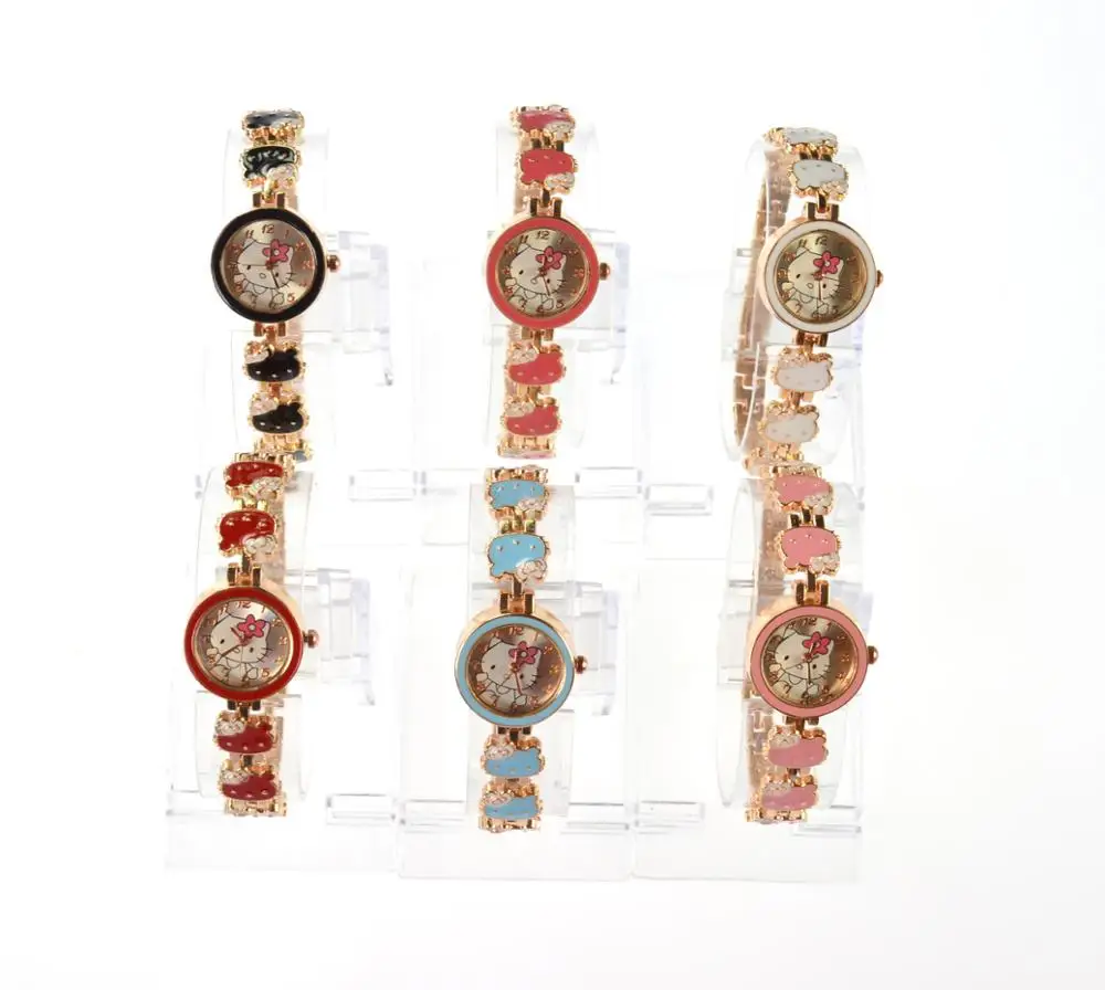 O.T. Море брендовая Милая одежда с рисунком кота из мультфильма браслет часы