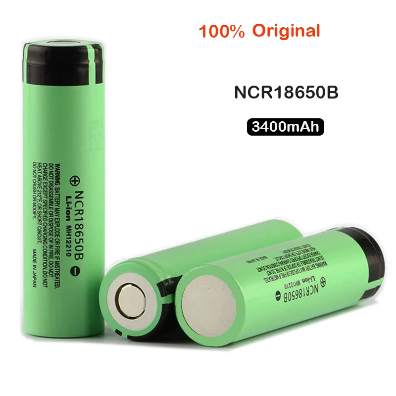 NCR18650B 3,7 v 3400 мА/ч, 18650 Литий Перезаряжаемые Батарея для Аккумулятор Перезаряжаемые Батарея