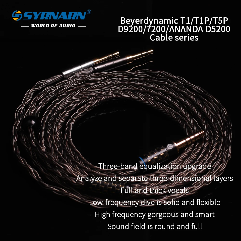 Кабель для наушников 4-контактный XLR 4 2 5 мм к dual3.5 фокусного расстояния jvc sw01 sw02 Denon