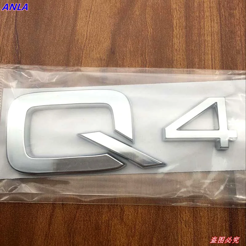 1 шт. 3D Алюминий Q3 Q4 Q5 Q6 Q7 A8L эмблема автомобиля хвост Магистральные письмо
