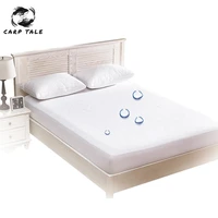 smooth waterproof mattress protector cover for bed wettinghypoallergenic protection pad anti mites bed cover for mattress topper